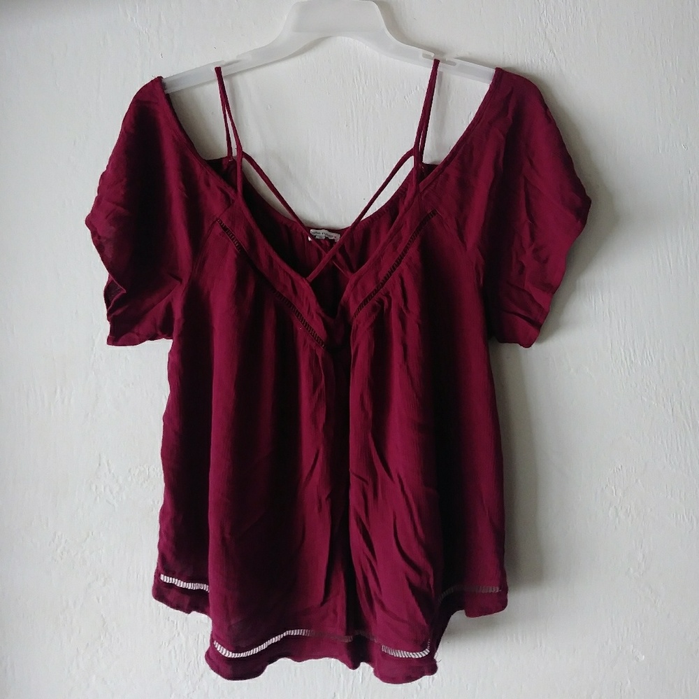 Cross cross top